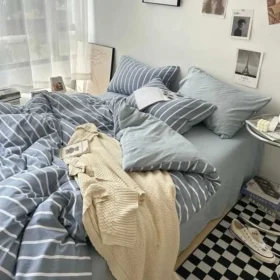 Bedding Set Down Duvet Cover Bedding Set with  Bedding Set suitable for Queen/King Bed edredones de cama Soft