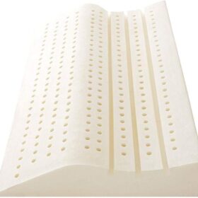 Pillow, Anatomic White, Width 25.6 inches (65 cm), Latex Pillow, Cover Washable