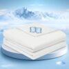 Cooling Comforter King Size, All Season Cooling Blanket for Hot Sleepers, Lightweight Summer Comforter with  > 0.4  Cooling Fiber to Absorb Body Heat, 106" x 90", Beige