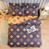 New down duvet bedding set brown bedding set double size suitable for boys teenagers adult tennis rackets comfortable cover